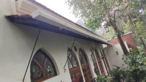 Window Canopy with TATA sheet and PVC Gutter